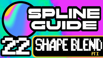 SPLINE The COMPLETE GUIDE: Lesson 1.22 - SHAPE BLEND Pt. I : Basic Settings, Operations + Animation