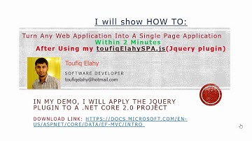 #1 Complete Step-by-step ASP.NET Core MVC Single-Page App Tutorial