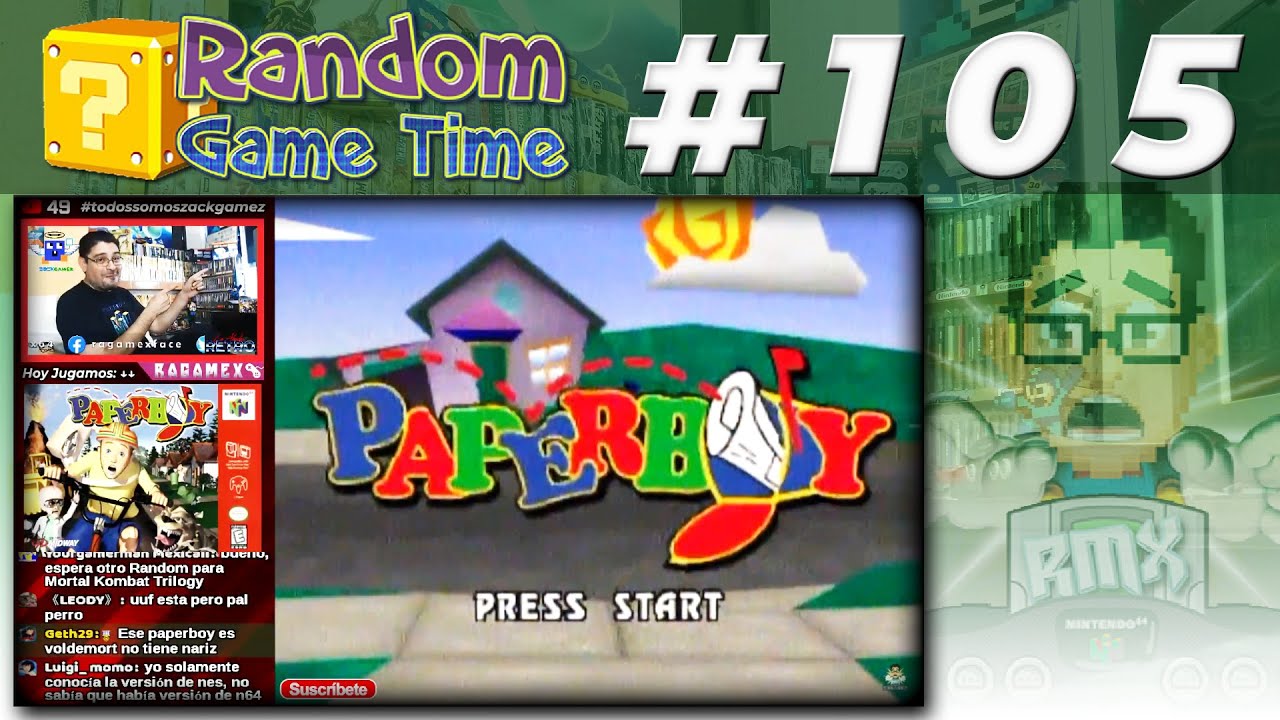 Paperboy Random Paperboy N64 - 🔥 Random Game Time Ep. 105 Repartiendo periodicos en la ...