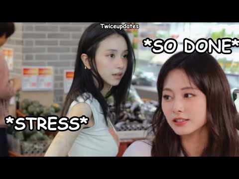 twice stressing tzuyu & chaeyoung maknae’s life are miserable to unnies