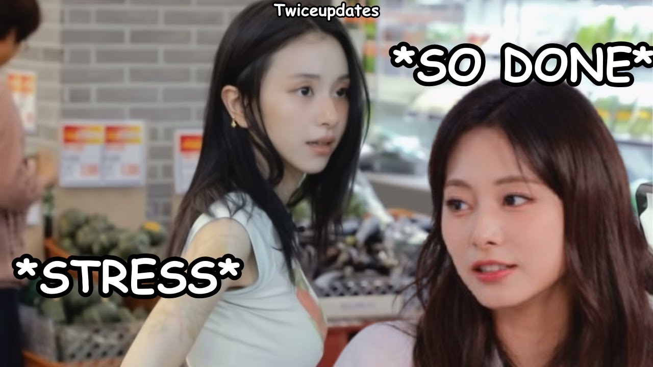 twice stressing tzuyu & chaeyoung maknae’s life are miserable to unnies