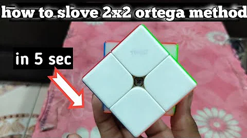 How to Slove 2x2 Rubik's cube ORTEGA Method👌 ll 2x2 Rubik's cube ORTEGA METHOD tutorial 👍