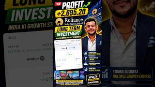 Reliance Long Term Investment 🚀 | Next Wealth Creator? #reliance #ambani #intraday #strategy #nse
