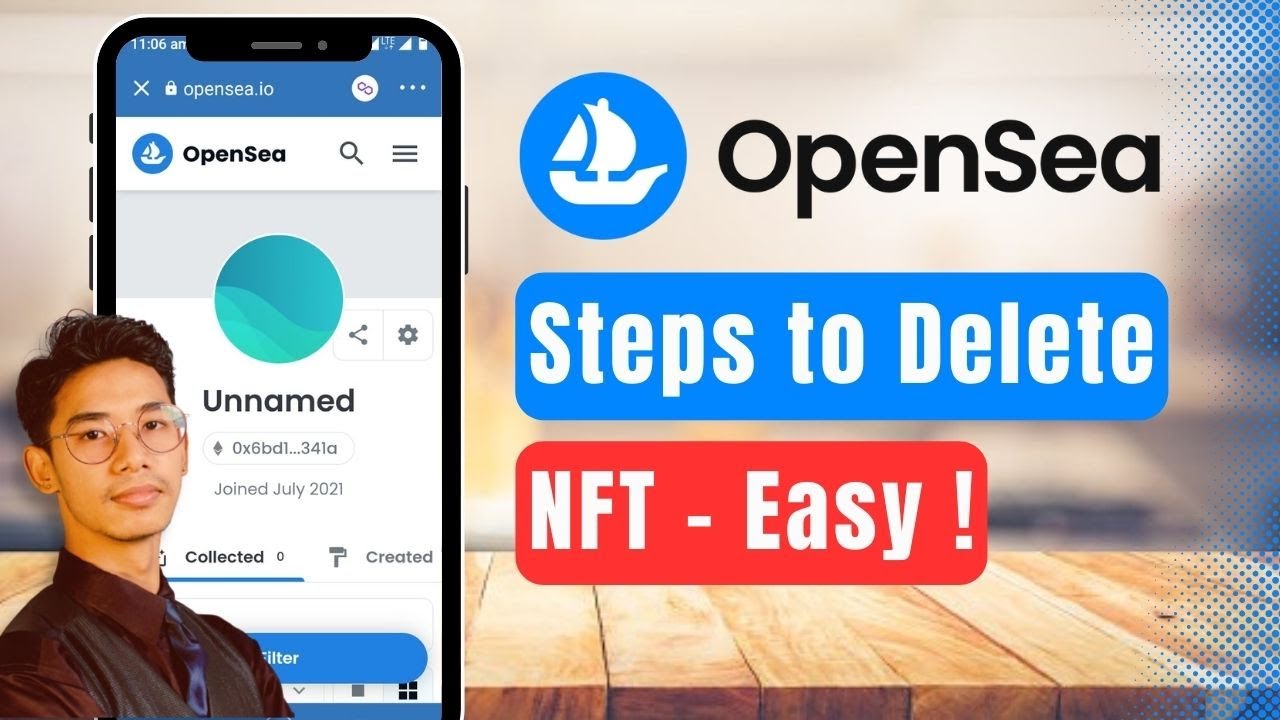 Delete NTF on OpenSea - OpenSea NFT Delete Steps