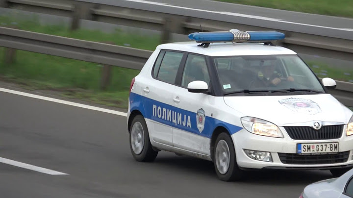 Policija - Auto put Zagreb - Beograd E70