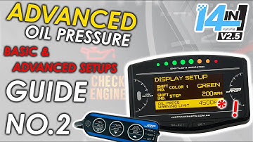 JRP 14in1 Multi Gauge Guide No.2 – Advanced & Basic Oil Pressure Warning Setups & Examples