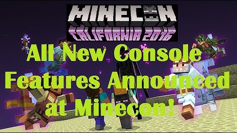All New Minecraft TU43 Features Announced at Minecon!