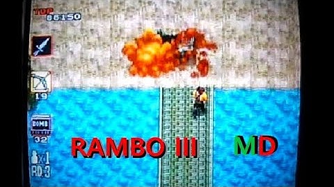 Sega Mega Drive - Rambo III 3 - NTSCJ - Sega - Import