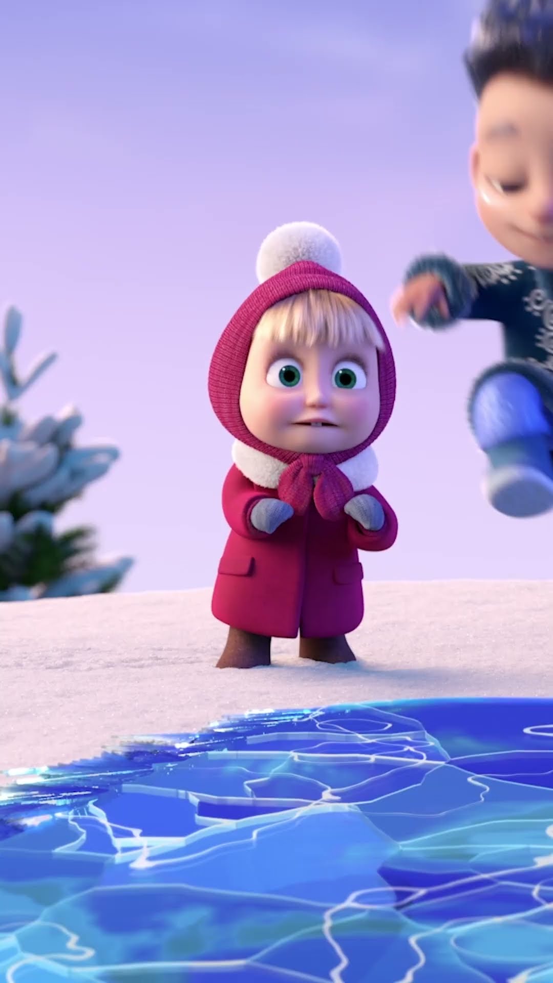 It's funny to be a wizard!?❄️ #TheLegendOfthe12months #MashaAndTheBear #Shorts #cartoonforkids #kids