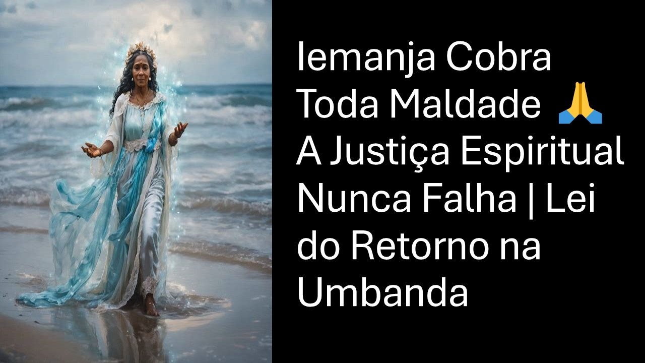 Iemanjá Cobra Toda Maldade 🌊 A Justiça Espiritual Nunca Falha | Lei do Retorno na Umbanda