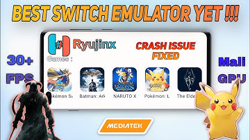 Ryujinx Emulator Android | Best Switch Emulator | Mali GPU | Crash Issue Fixed