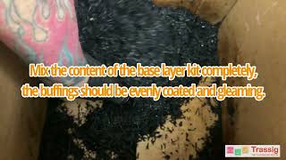 Poured in Place Rubber Base layer repair