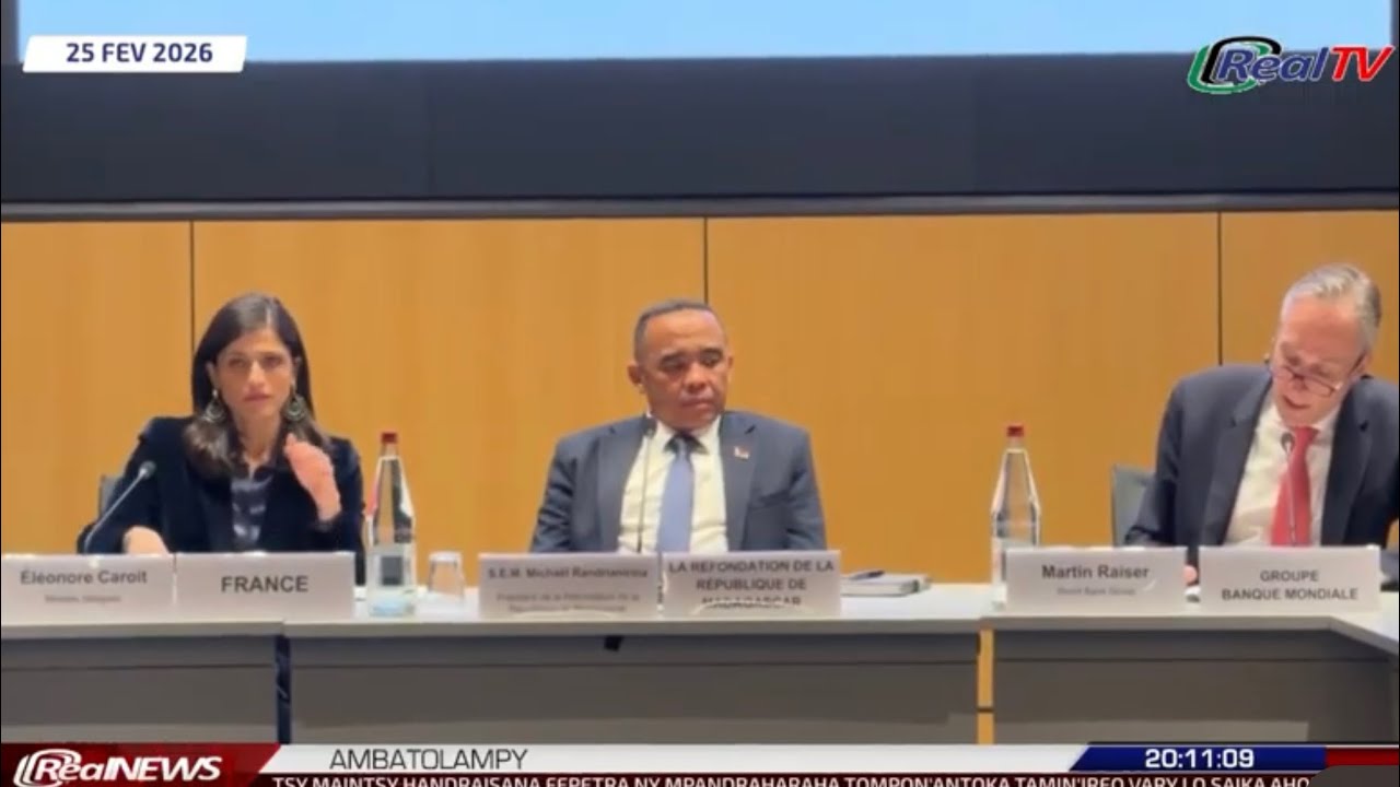 REAL NEWS / NY #VAOVAO MARINA MIVANTANA 25 FEBROARY 2026. #Madagascar 