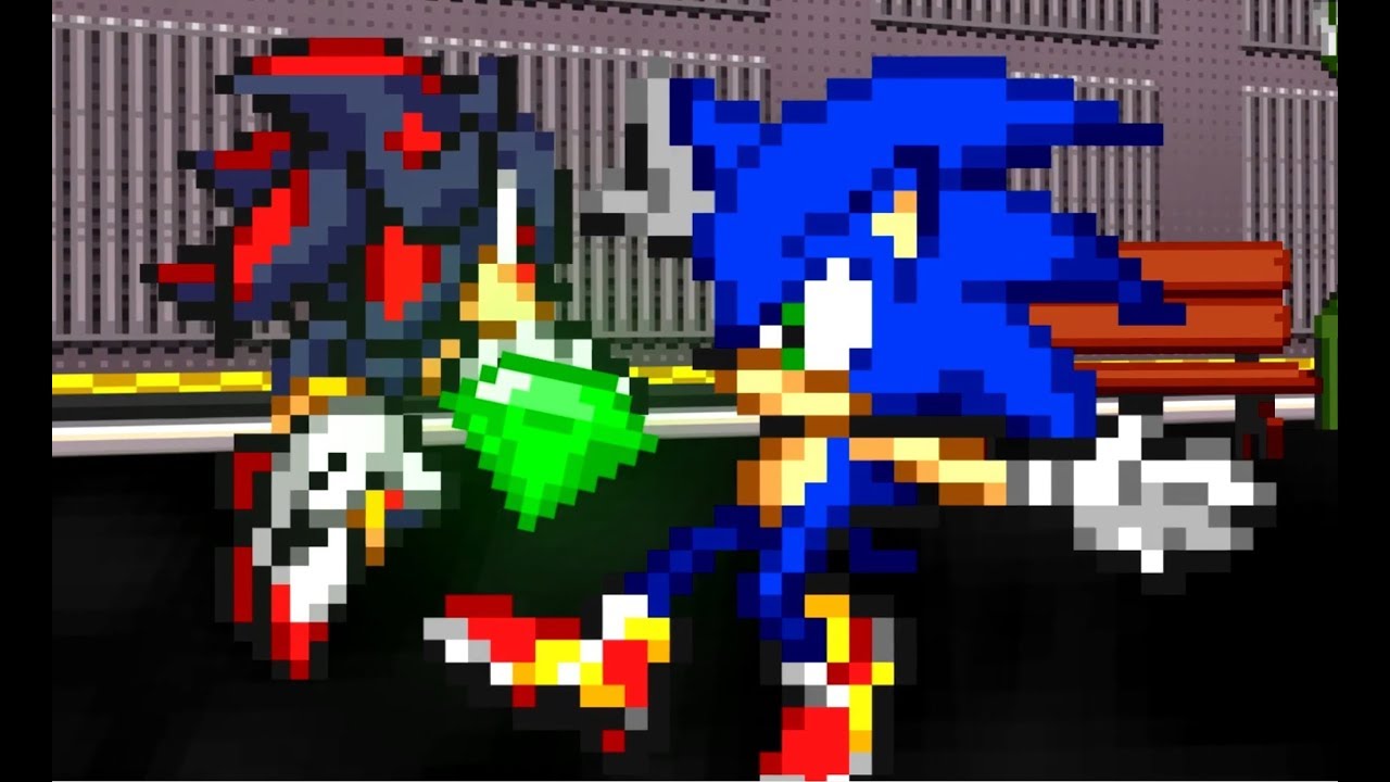 Sonic Adventures: Shadow's Job at Burger King (2008 Sprite Animation)