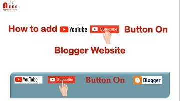 How to add YouTube subscribe button on blogger