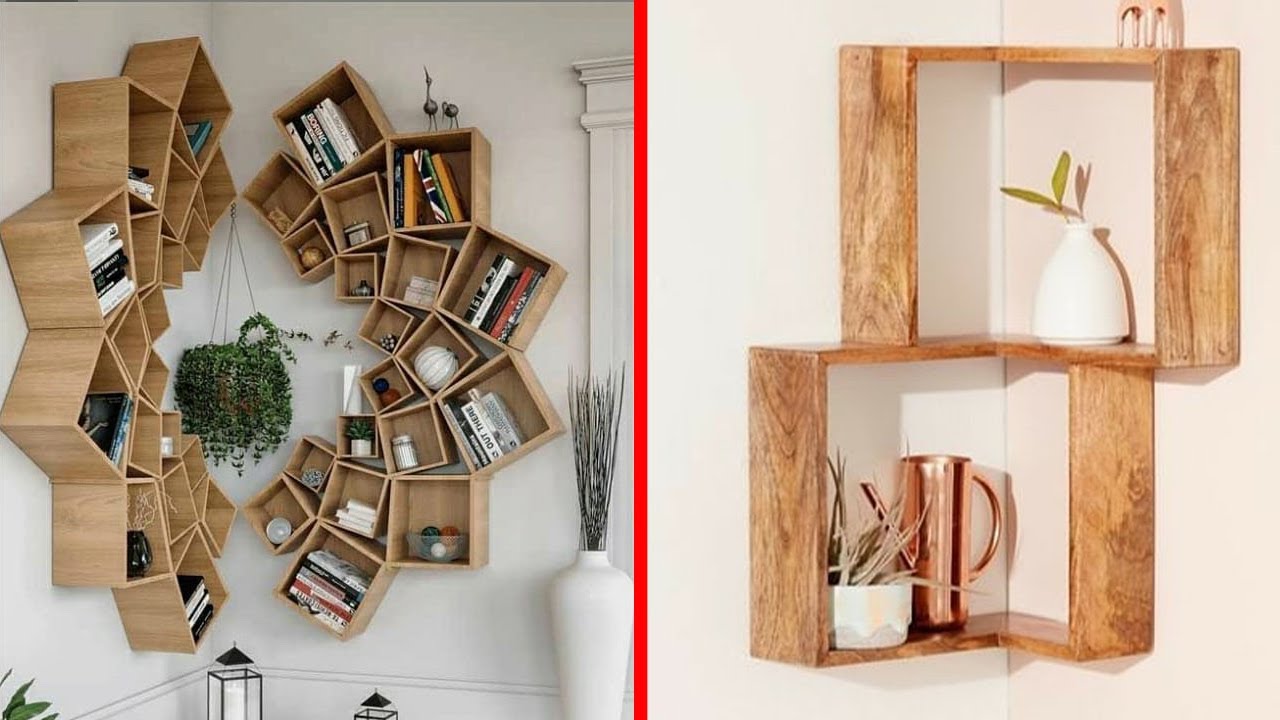 50 Ideal Diy Corner Floating Shelves For Living Room Bedroom And Kitchen Room Decorating Ideas Youtube