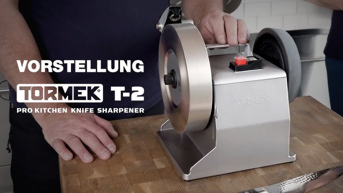 Compare Kitchen Knife Sharpeners, The Tormek T-1 vs T-2 Pro