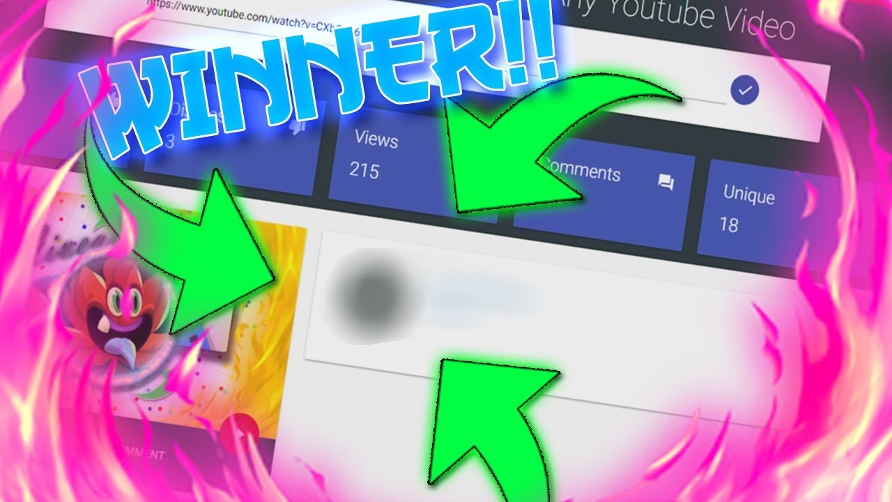 GIVEAWAY WINNERS ANNOUNCED | PLUS EPIC AGAR.IO EDIT!! | NEXT POSSIBLE TUTORIAL?!?!