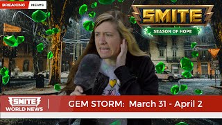 SMITE - SMITE - FREE GEM STORM : March 31 - April 2