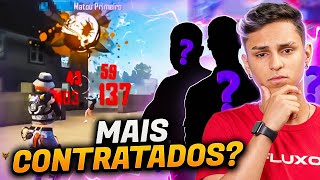 REAGINDO A JOGADAS DOS FÃS! CONTRATEI PRO FLUXO?