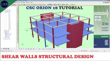 ORION 18 TUTORIAL HOW TO DESIGN SHEAR WALLS (STRUCTURAL ENGINEERING DESIGN)