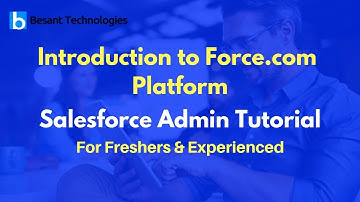 Introduction to Force.com Platform  | Salesforce Admin Tutorial For Beginners