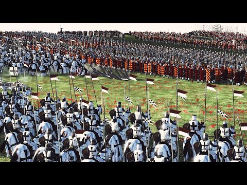 ТЕВТОНСКИЙ ОРДЕН VS ВЕЛИКОЕ КНЯЖЕСТВО ЛИТОВСКОЕ | 20 000 ЮНИТОВ - Cinematic Battle