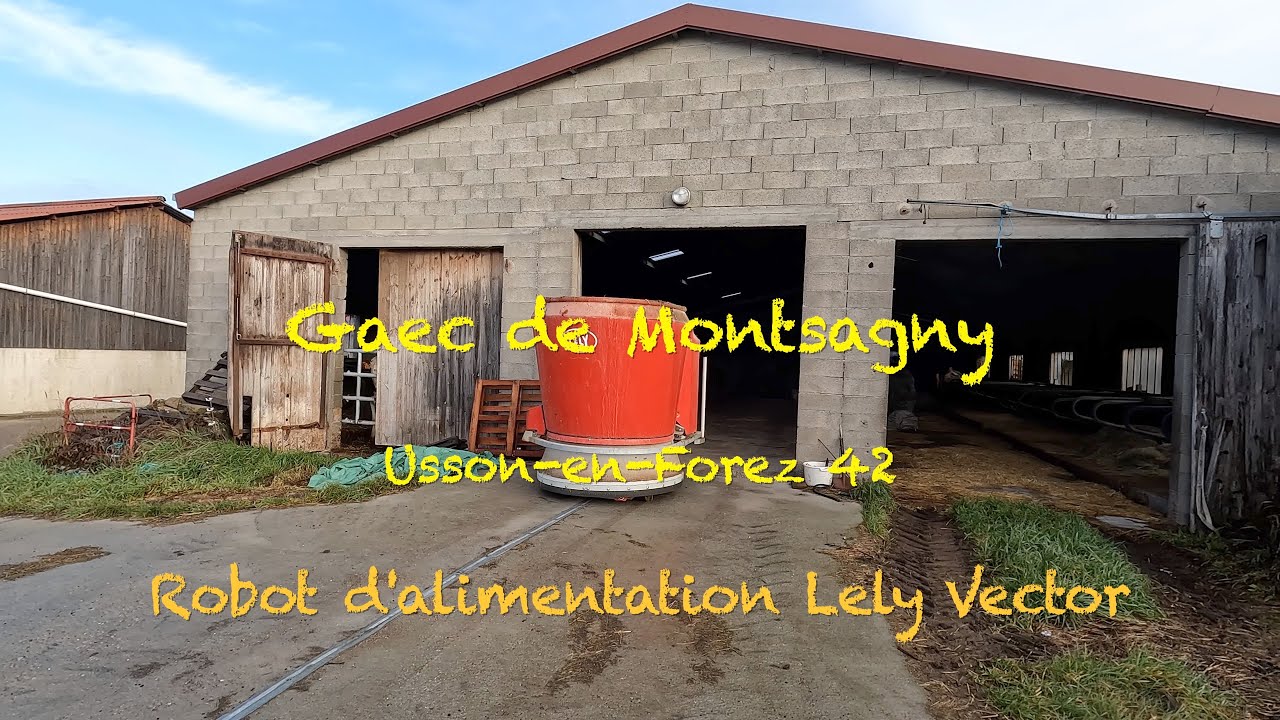 Robo d'alimentation Lely vector. Gaec de Montsagny Usson-en-Forez  (42)