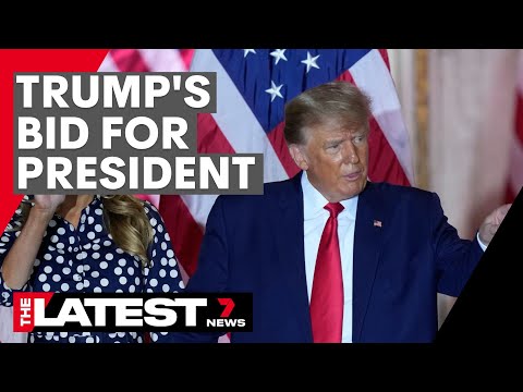 Donald trump confirms his candidacy for us president in 2024 | 7news
