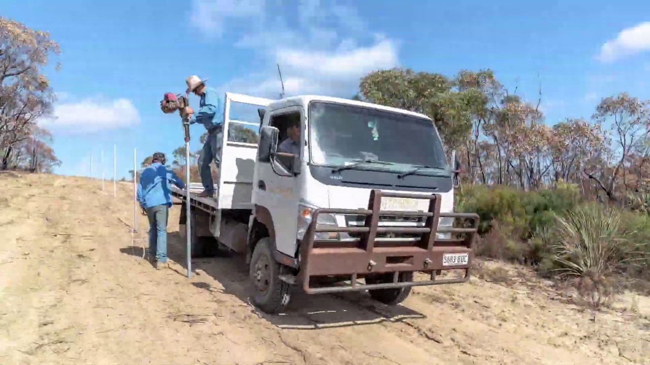 Fence construction timelapse | Helping save the critically endangered Kangaroo Island Dunnart