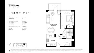 Tangram South Tower #12F 1B1B+DEN
