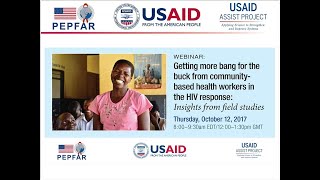 Getting more bang for the buck from community-based health workers in the HIV response
