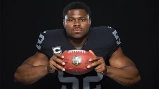 Raiders 2014 first-round nfl draft pick khalil mack has emerged as an
star, yet remains humble and focused he leads the silver black on
their retu...