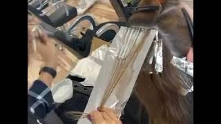 Highlights, Blonde, Balayage, Shadow Root, Aveda, Hair, Hair Tutorial, Color, Charm, Champagne