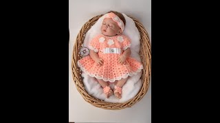 #shortsvideo كروشيه فساتين بنات اطفال موديلات شيك وجميلةcrochet baby dresses