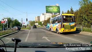 Вулицями Львова на авто #15 Самійленка - Сахарова - Гіпсова