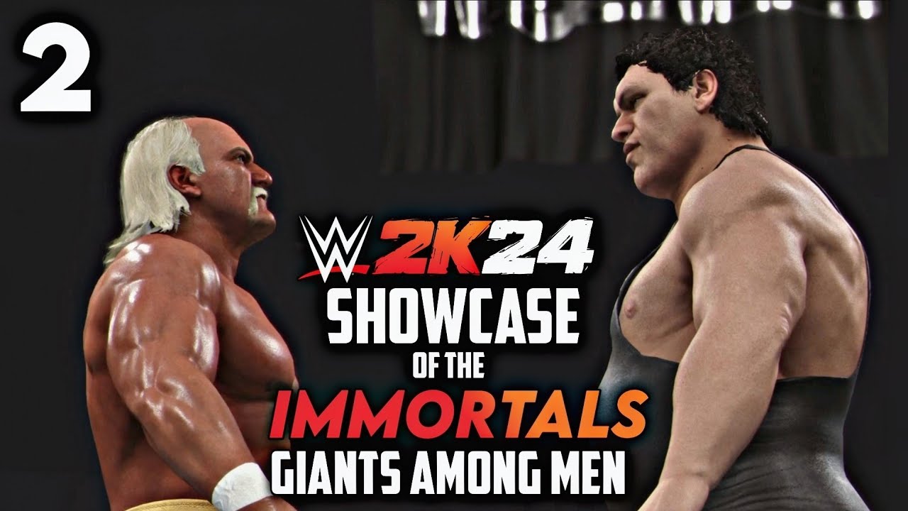 WWE 2K24 - 2K SHOWCASE - Ep 2 - Giants Among Men | Andre The Giant vs Hulk Hogan