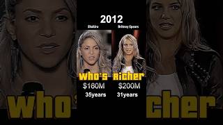 Famous Shakira vs Britney Spears Net Worth 2025 | Who’s Richer Profile