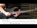 Dream theater  on the backs of angels  guitar solo with tab
