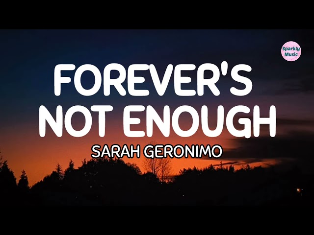 Forever is not Enough by Sarah Geronimo class=