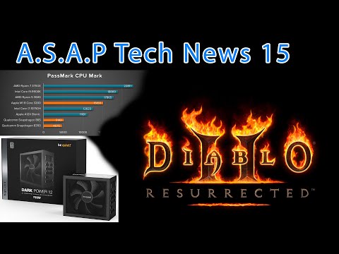 A.S.A.P Tech News #15 - be quiet! Dark Power 12, Diablo II Remaster, PassMark, AMD USB Issues!
