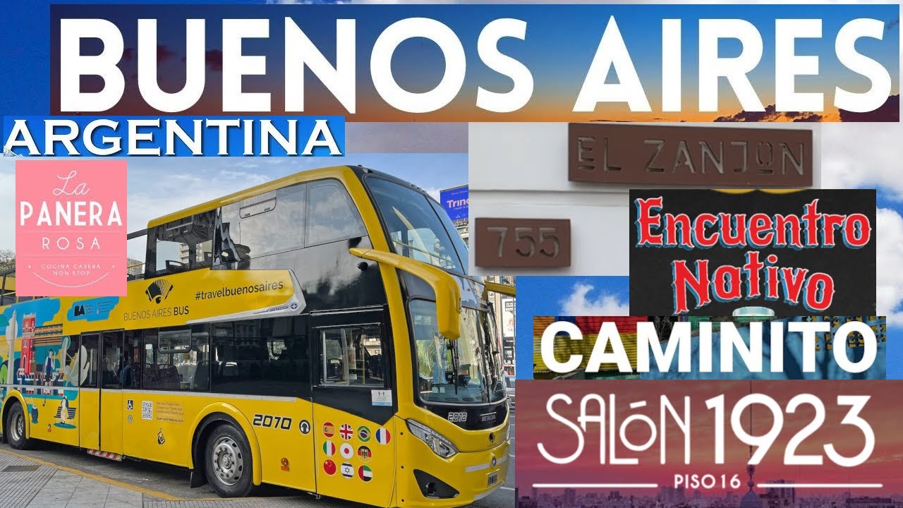 Day 1 Buenos Aires Argentina - Feria & Mercado de San Telmo, El Zanjon, Caminito, Salon 1923 Rooftop