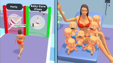 Pregnant Runner 🤰👶🍼 All Levels Gameplay Android,ios