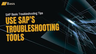 SAP Basis Troubleshooting Tips: Use SAP&#39;s Troubleshooting Tools