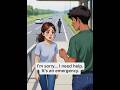 Simple English conversation for asking Bathroom directions. #englishlearning #learnenglish #shorts