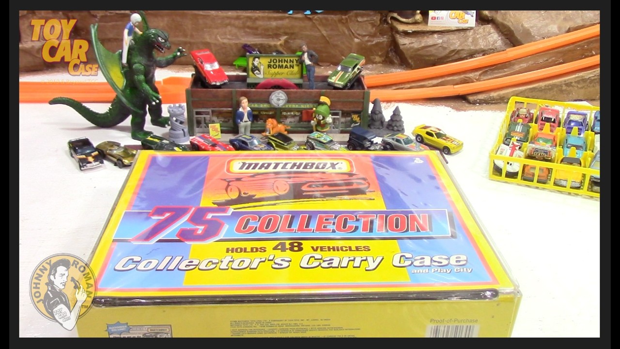 1727 PT2 1996 Matchbox 75 Anniversary 48 Car Carry Case Toy Car