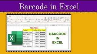 How to generate Barcode in Excel|create Barcode In Excel| Barcode font for Excel #Barcode
