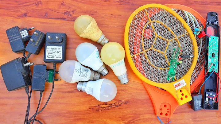 Awesome uses of old mosquito killer led bulb and old mobile charger