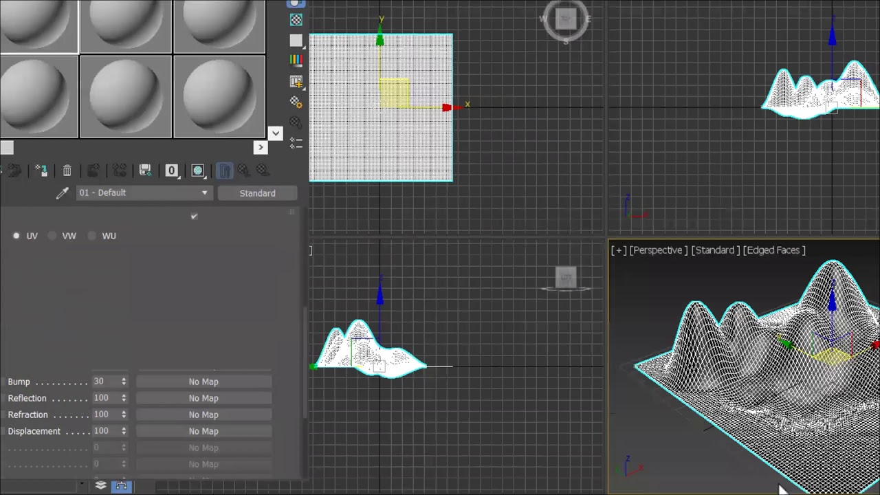 3Ds Max How To Create A Height Map YouTube