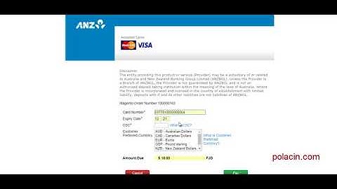 ANZ eGate MiGS VAS - Magento 1  - CPC